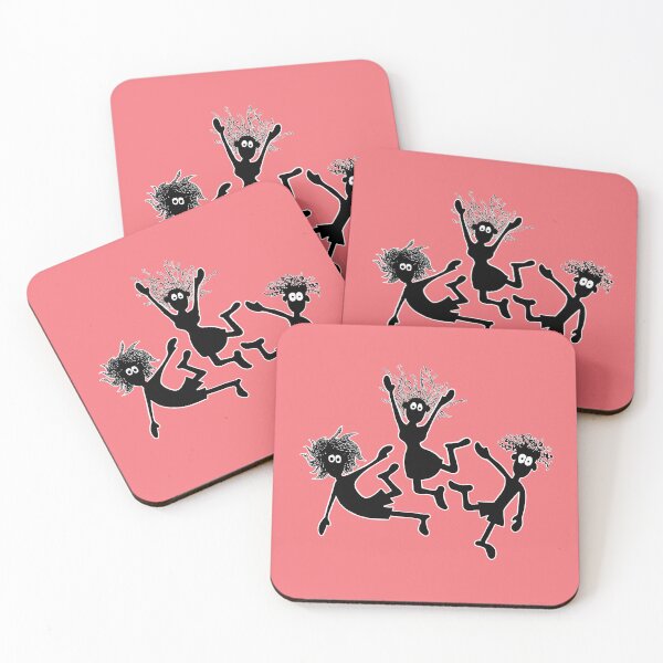 Item preview, Dancing in the dark hoppers - shadowy silhouettes designed and sold by Heuly Horton.