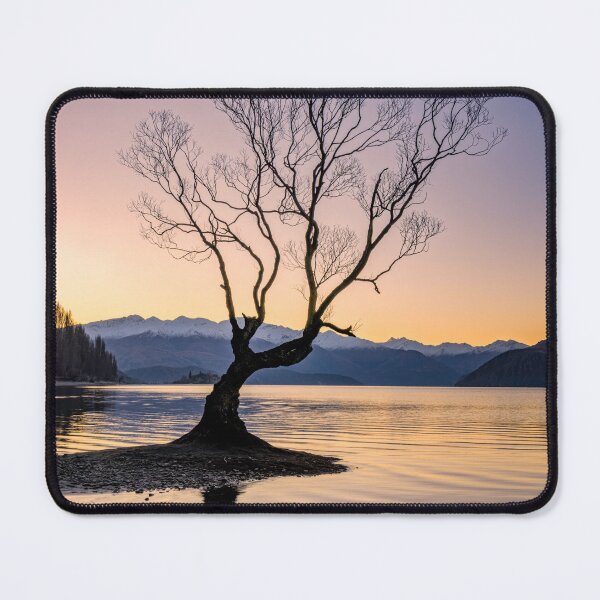 Item preview, That Wanaka Tree at sunset designed and sold by Blue Wattle Photography.