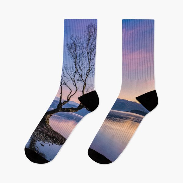 Item preview, That Wanaka Tree - sunrise designed and sold by Blue Wattle Photography.
