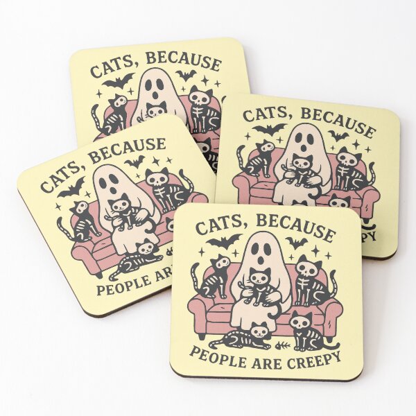 Item preview, Cats Because People Are Creepy designed and sold by Isabelmunimuni.