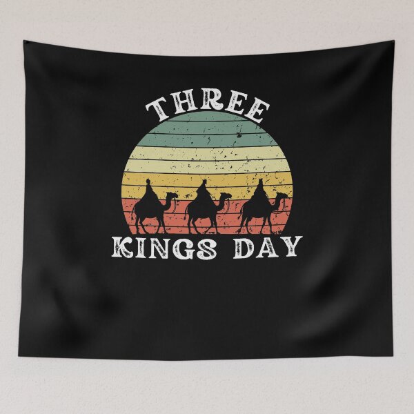Item preview, Three Kings day Feliz Dia De Reyes Christian retro Epiphany designed and sold by snowry.