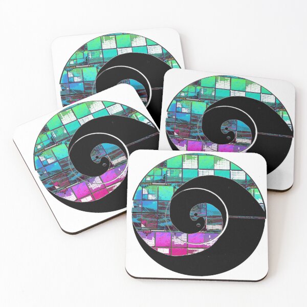 Item preview, Wave Yin Yang  tiled designed and sold by PhotonGhosts.