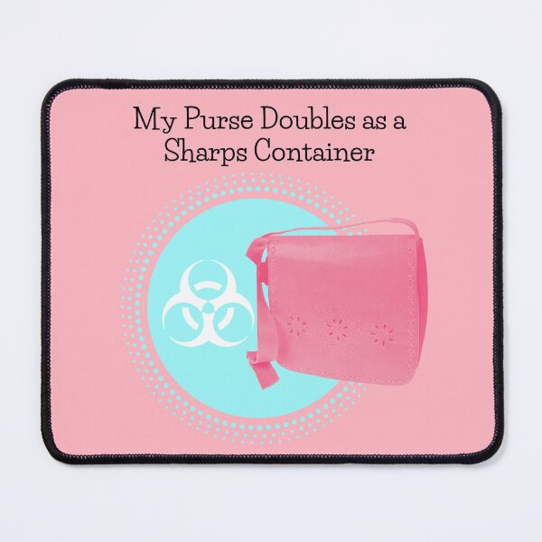 Item preview, My Purse Doubles as a Sharps Container designed and sold by noggull.