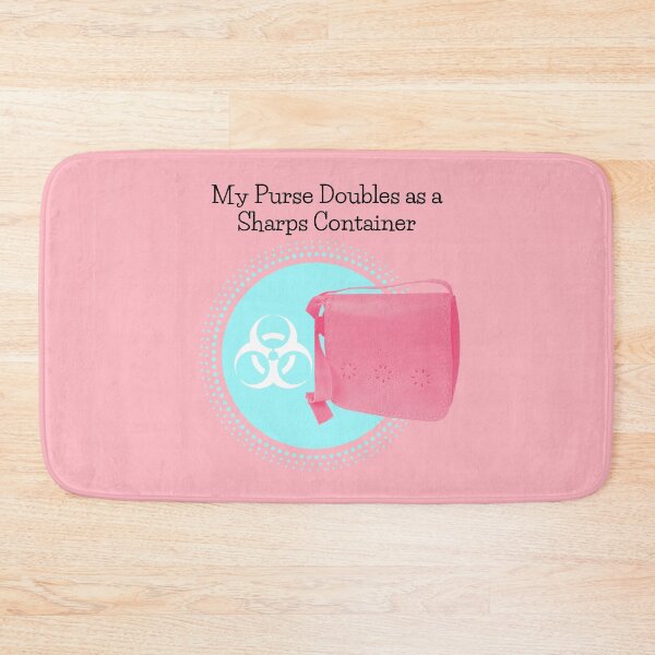 Item preview, My Purse Doubles as a Sharps Container designed and sold by noggull.