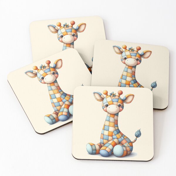 Item preview, Colorful Giraffe - Patchwork Animal designed and sold by PawPrintStyles.