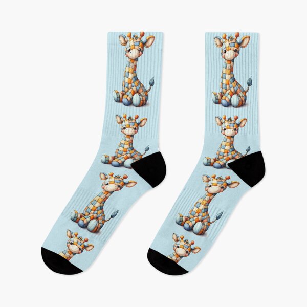 Item preview, Colorful Giraffe - Patchwork Animal designed and sold by PawPrintStyles.