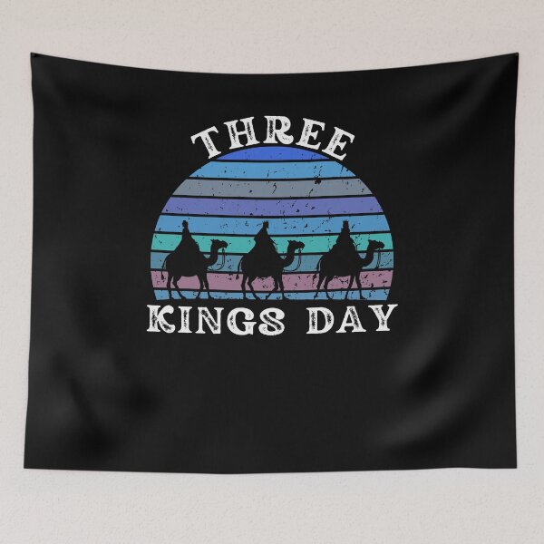 Item preview, Three Kings day Feliz Dia De Reyes Christian faith Epiphany designed and sold by snowry.