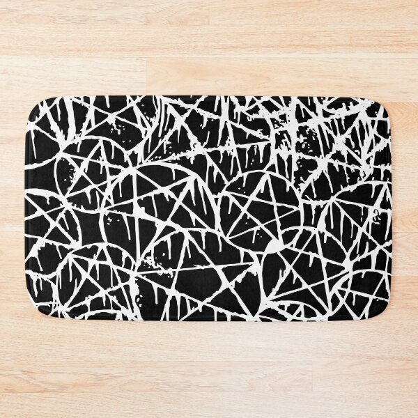 Item preview, black white dripping pentagram grunge punk  designed and sold by Gossip Rag.