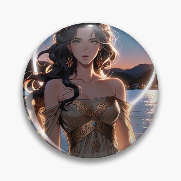 Item preview, Greek Goddess Beneath the Seductive Moon designed and sold by BespokeBrushes.