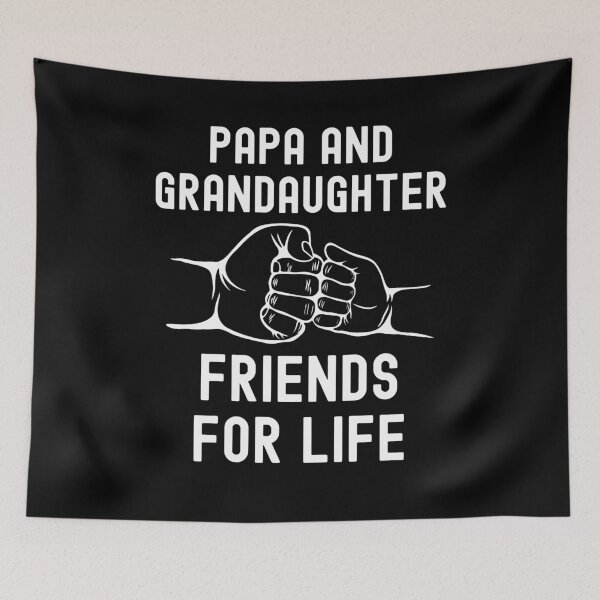 Item preview, Papa and Granddaughter friends for life fist bump grandpa designed and sold by snowry.