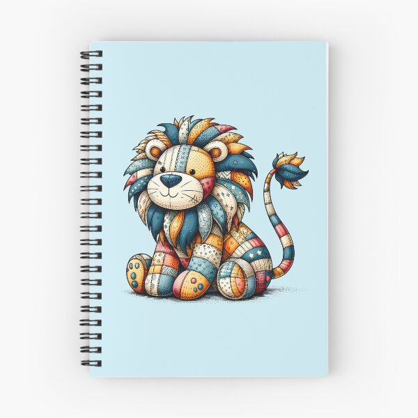 Item preview, Colorful Lion - Patchwork Animal designed and sold by PawPrintStyles.