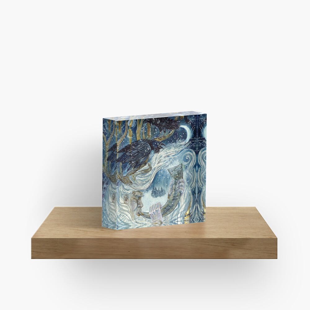 Winter spirit. Acrylic Block