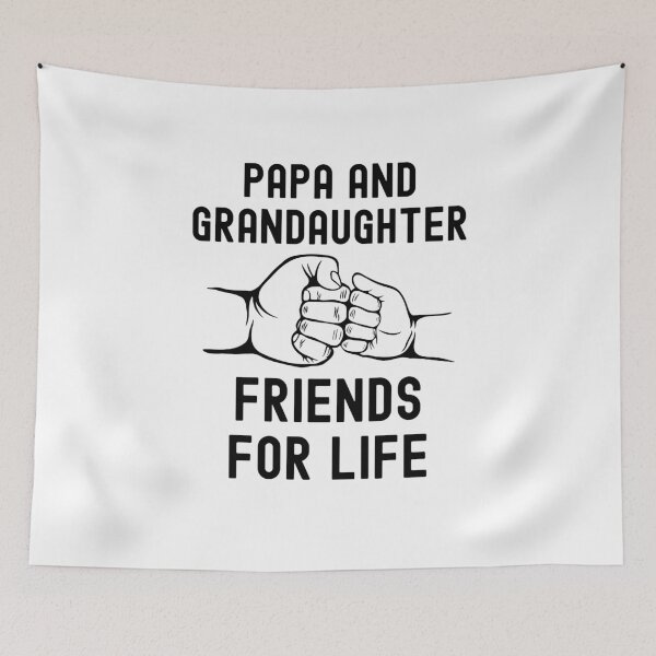 Item preview, Papa and Granddaughter friends for life cute fist bump designed and sold by snowry.