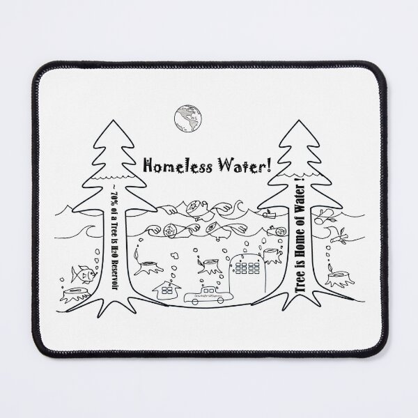 Item preview, Homeless Water bw designed and sold by CreateArt&Express.