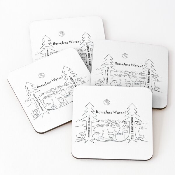 Item preview, Homeless Water bw designed and sold by CreateArt&Express.