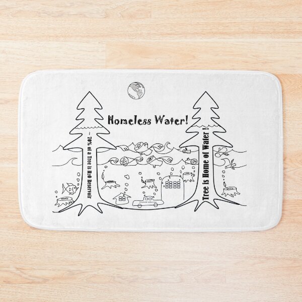 Item preview, Homeless Water bw designed and sold by CreateArt&Express.
