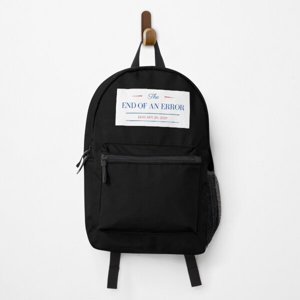 Item preview, The end of an error, January 20, 2029, subtle fuck Donald Trump, all profit donated to organizations Trump would hate designed and sold by seekingclarity.