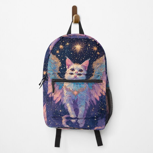 Item preview, Cat Angel flying in the starry sky. designed and sold by Natalia-Vlad.