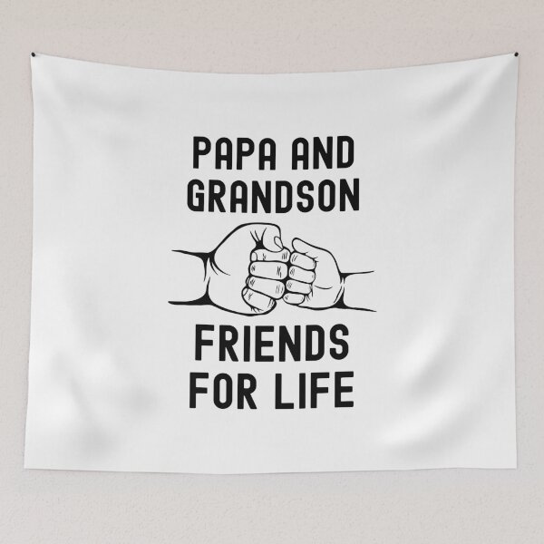Item preview, Papa and Grandson friends for life cute fist bump designed and sold by snowry.