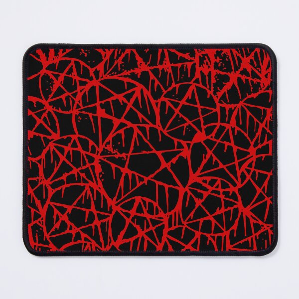 Item preview, black red dripping pentagram grunge punk  designed and sold by Gossip Rag.