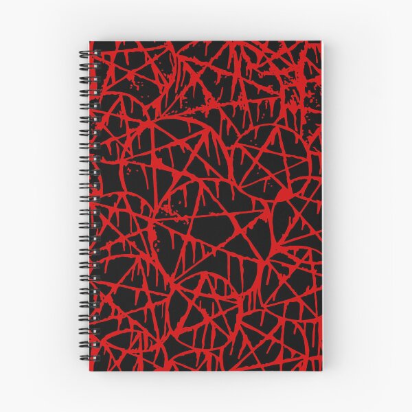 Item preview, black red dripping pentagram grunge punk  designed and sold by Gossip Rag.