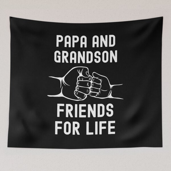 Item preview, Papa and Grandson friends for life cute fist bump grandpa designed and sold by snowry.