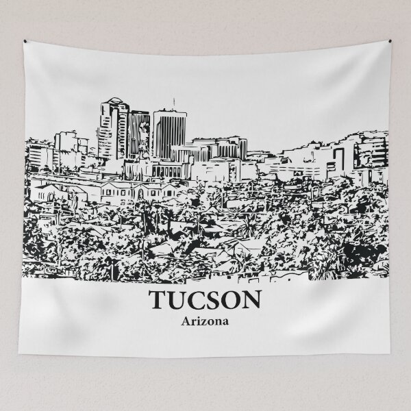 Artikelvorschau, Tucson - Arizona entworfen und verkauft von Lakeric Cityscapes.