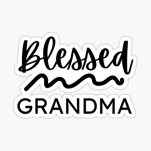 Item preview, Blessed grandma cute new grandma Christian grandmother designed and sold by snowry.