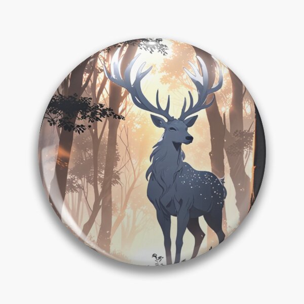 Item preview, The Stag of the Eternal Forest designed and sold by BespokeBrushes.