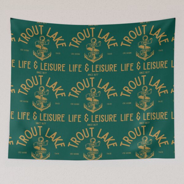 Item preview, Trout Lake Family Friends Life & Leisure since 1877 13652 Hermon NY Adirondack foothills designed and sold by CreativeCurious.