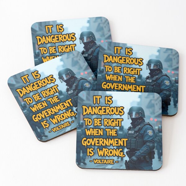 Item preview, Dangerous Truth – Voltaire Quote designed and sold by TeezyDezignes.