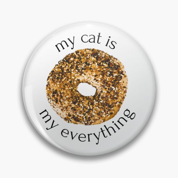 Item preview, Everything Bagel Cat designed and sold by Bodelvern.