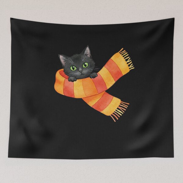 Item preview, Cute Autumn Black Cat Series designed and sold by facegm.