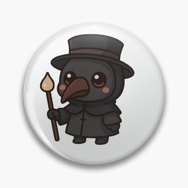Item preview, Plague Doctor Cute Kawaii designed and sold by Owcomm.