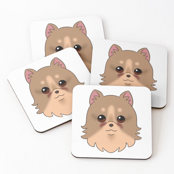Item preview, Light Brown Pomeranian Cream Forehead Brows Tear Stains designed and sold by OliRoseArt.