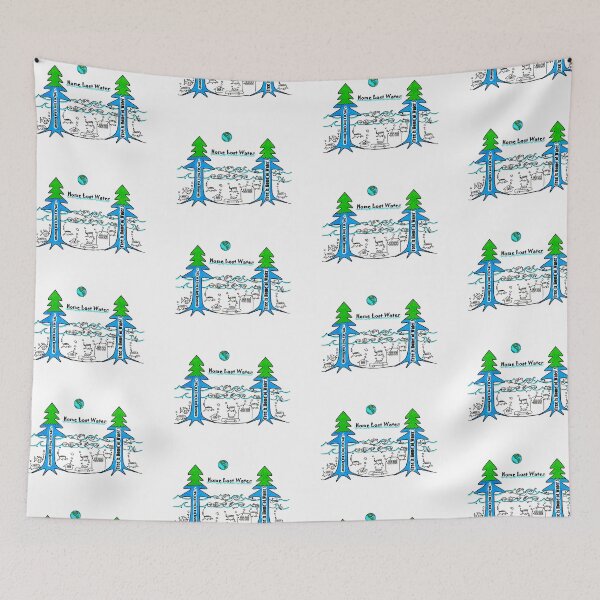 Item preview, Home Lost Water bg designed and sold by CreateArt&Express.
