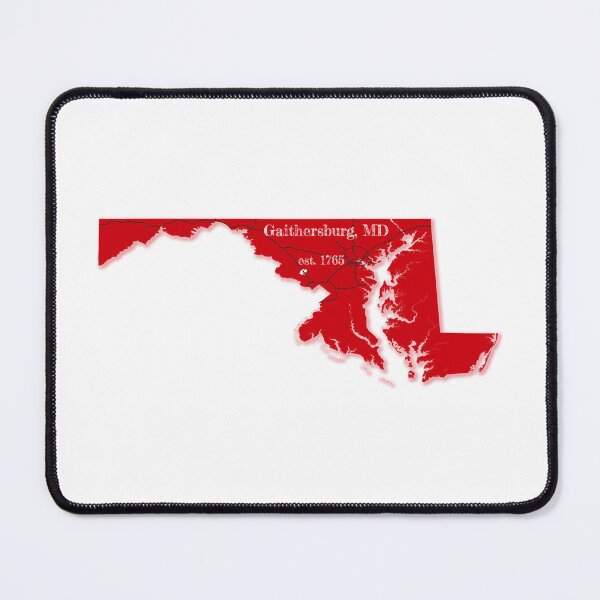 Item preview, Gaithersburg, MD [Red] designed and sold by PhilbonianDezin.
