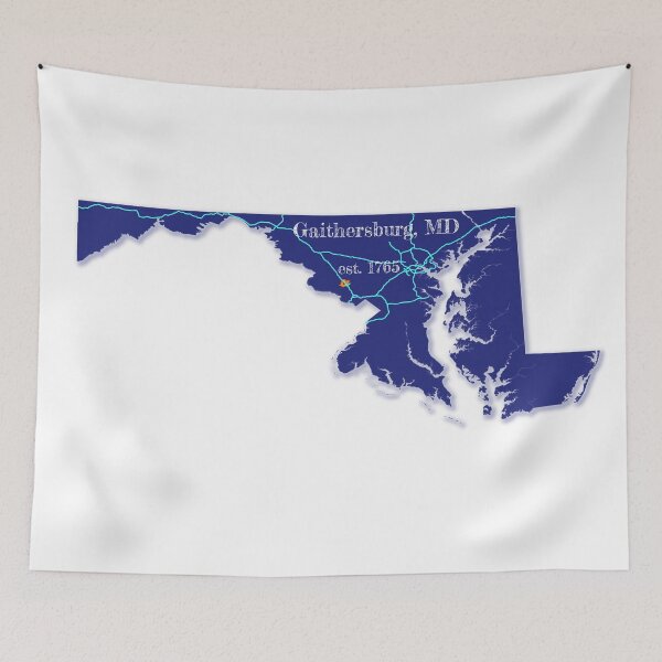 Item preview, Gaithersburg, MD [Blue] designed and sold by PhilbonianDezin.
