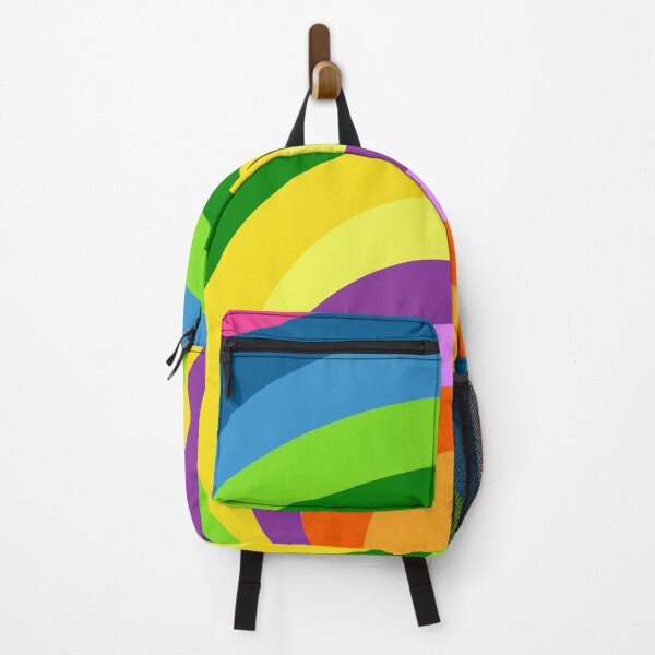 Item preview, Rainbow Tunnel – Bold Layered Optical Illusion Art designed and sold by hangmeart.