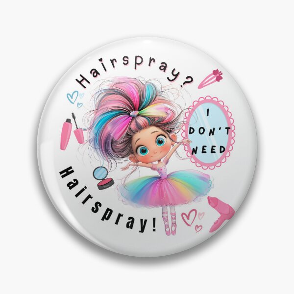 Item preview, Ballet dancer beauty routine hairspray funny designed and sold by Dance Vibes: Blingit Studios.