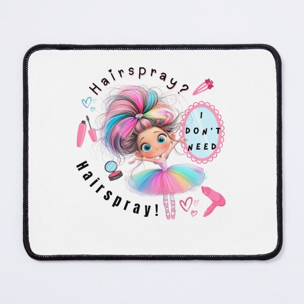 Item preview, Ballet dancer beauty routine hairspray funny designed and sold by Dance Vibes: Blingit Studios.