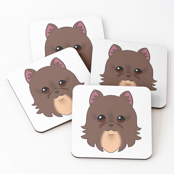 Item preview, Brown Pomeranian Cream Chin Tear Stains designed and sold by OliRoseArt.
