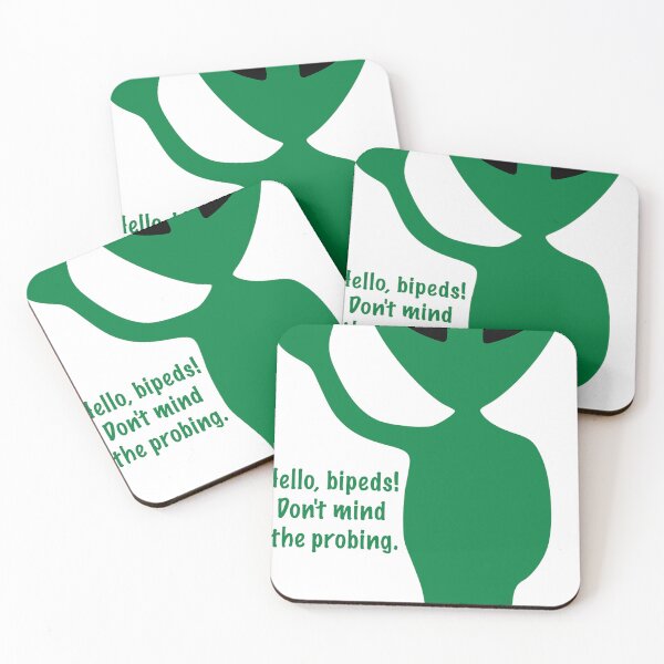 Item preview, Hello, bipeds! Don't mind the probing. designed and sold by likbatonboot.
