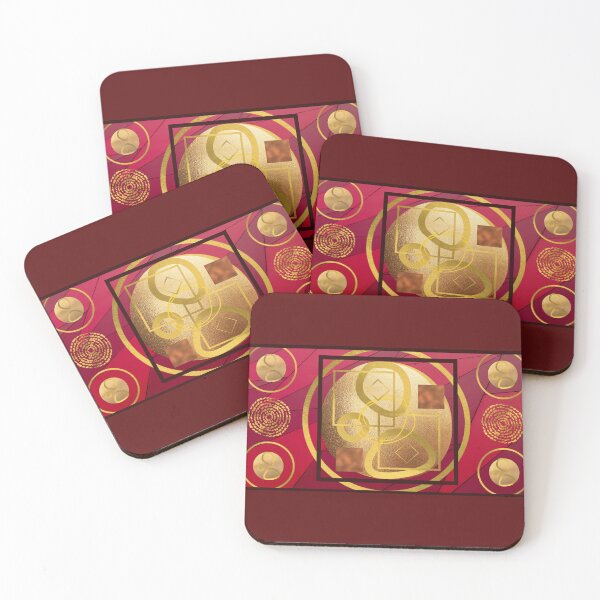 Item preview, Red & Gold Radiance designed and sold by 1st Choice Design.