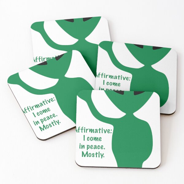 Item preview, Affirmative: I come in peace. Mostly. designed and sold by likbatonboot.