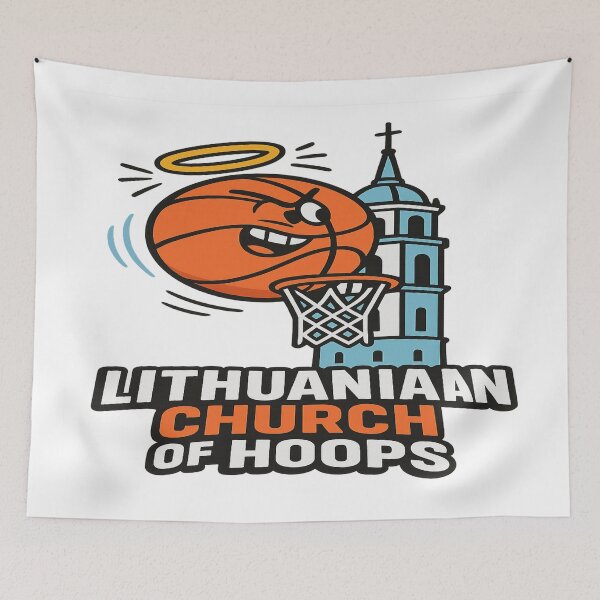 Item preview, Lithuania Hoops: Europe’s Landmark Dunk designed and sold by Globalcitytees.