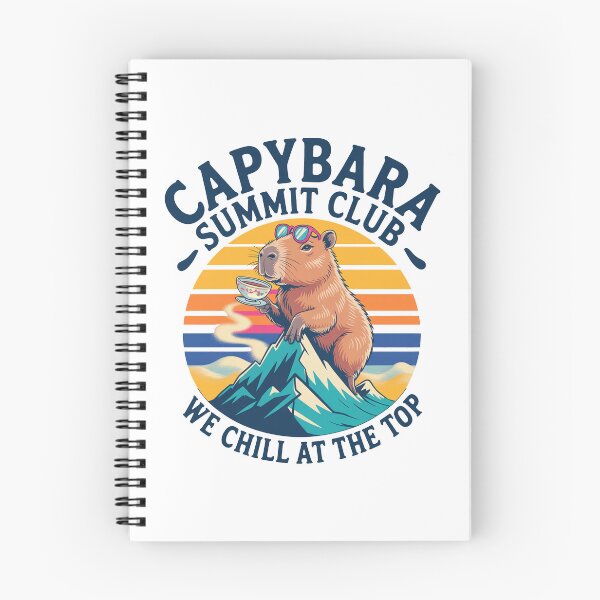 Item preview, Capybara Summit Club – Chill Hiking designed and sold by MonkiFlipp.