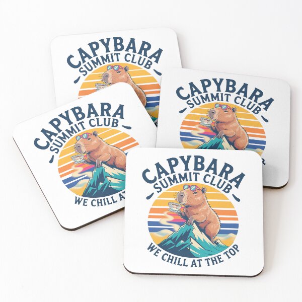 Item preview, Capybara Summit Club – Chill Hiking designed and sold by MonkiFlipp.