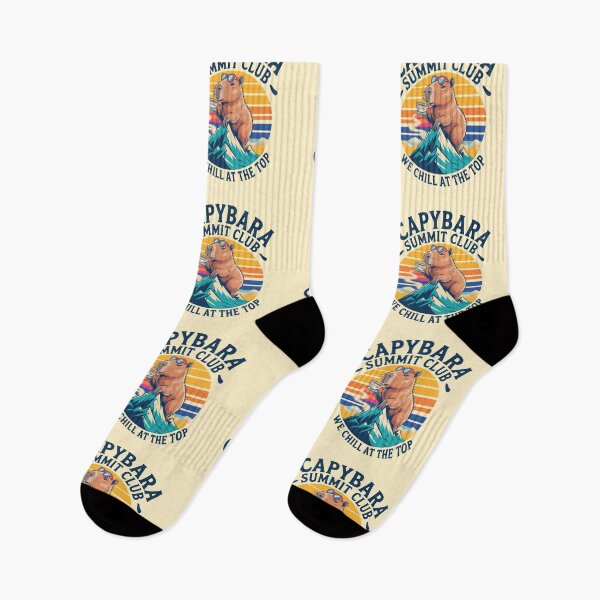 Item preview, Capybara Summit Club – Chill Hiking designed and sold by MonkiFlipp.