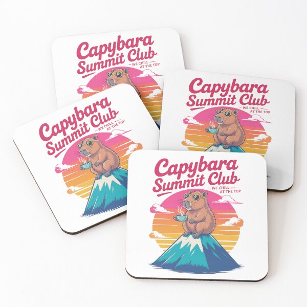 Item preview, Capybara Summit Club – Chill Hiking designed and sold by MonkiFlipp.